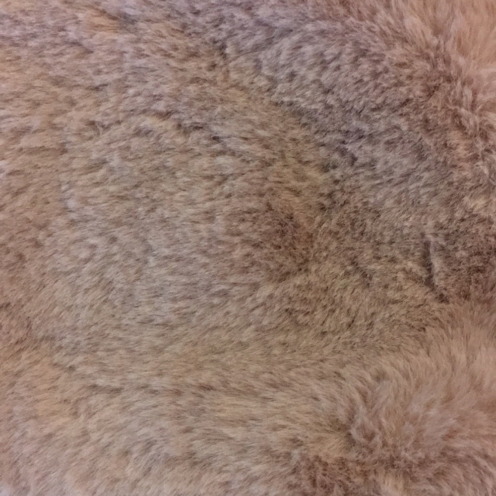 MOVING SALE! LOFT Mauve Faux Fur Handbag - Picture 3 of 6